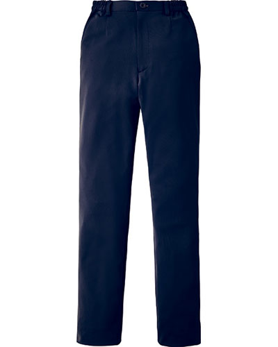 [カゼン] KAZEN 【動きやすい細身の美シルエットパンツ】  レディース　スラックス 850-48 （ネイビー）