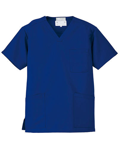 [ルミエール] Lumiere 【格安スクラブ／医療白衣】男女兼用 スクラブ 861400 （ブルー）