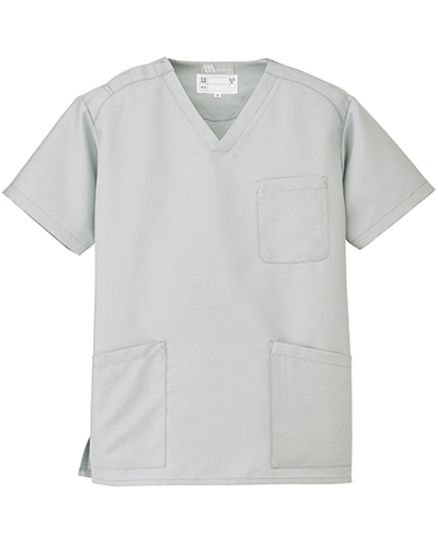 [ルミエール] Lumiere 【格安スクラブ／医療白衣】男女兼用 スクラブ 861405 （ライトグレー）