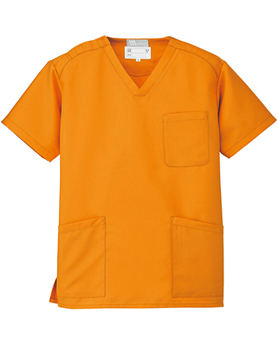 [ルミエール] Lumiere 【格安スクラブ／医療白衣】男女兼用 スクラブ 861405 （オレンジ）