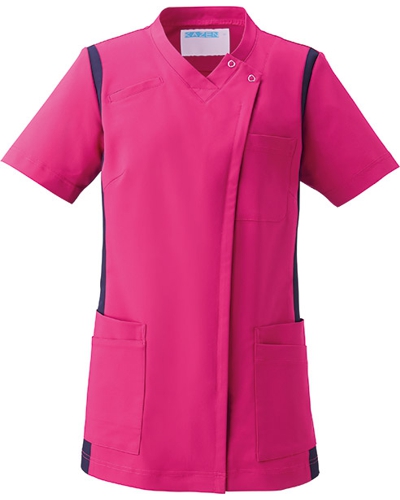 カゼン] KAZEN 【軽くしなやかな素材で携帯・PHSポケット付のスクラブ