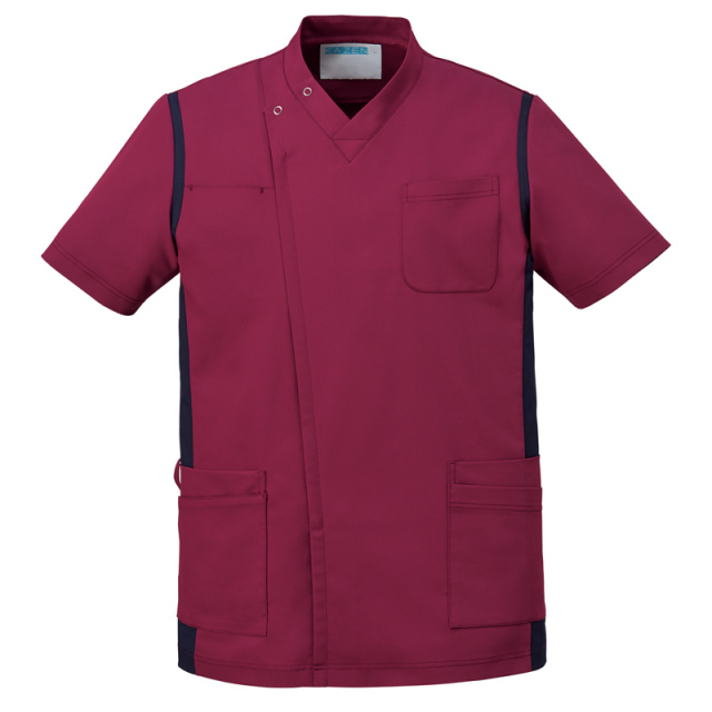 カゼン] KAZEN 【軽くしなやかな素材で携帯・PHSポケット付のスクラブ