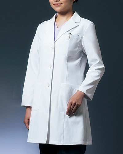 [オンワード] ONWARD 【上質でシルエットが美しいドクターコート】 女性用 シングルドクターコート CO-6008 （オフホワイト）