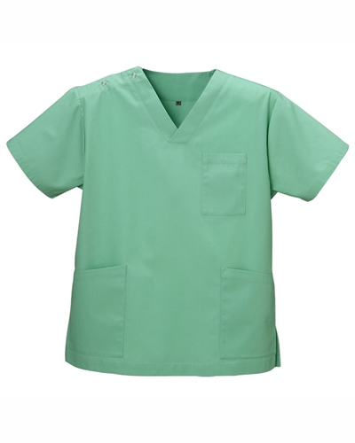 [ディーフェイズ] D-PHASE 【価格もうれしい男女問わず着こなせるスクラブ】 男女兼用 スクラブ DS-2001 （エメラルドグリーン）