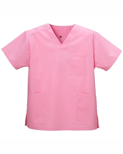 [ディーフェイズ] D-PHASE 【価格もうれしい男女問わず着こなせるスクラブ】 男女兼用 スクラブ DS-2001 （フレンチピンク）