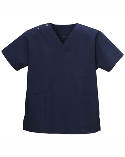 [ディーフェイズ] D-PHASE 【価格もうれしい男女問わず着こなせるスクラブ】 男女兼用 スクラブ DS-2001 （インディゴブルー）