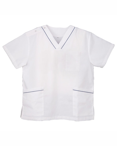 [ディーフェイズ] D-PHASE 【価格もうれしい男女問わず着こなせるスクラブ】 男女兼用 スクラブ DS-2001 （マリンホワイト）