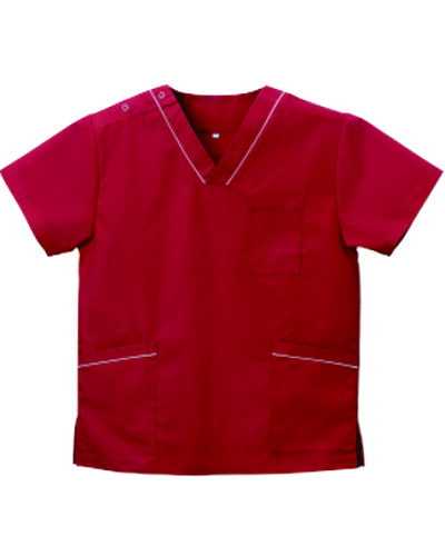 [ディーフェイズ] D-PHASE 【価格もうれしい男女問わず着こなせるスクラブ】 男女兼用 スクラブ DS-2001 （マリナーラワイン）