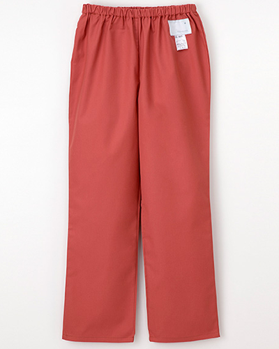 [ナガイレーベン] NAGAILEBEN 【すっきりとしたストレートシルエットのパンツ】 女性用パンツ ES-8663 （コーラルレッド）