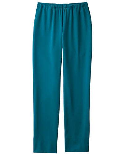 [カゼン] KAZEN 【軽量でストレッチ性抜群のスクラブパンツ】  男女兼用 スラックス KZN551-12 （グリーン）