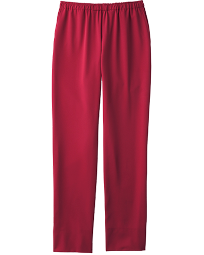 [カゼン] KAZEN 【軽量でストレッチ性抜群のスクラブパンツ】  男女兼用 スラックス KZN551-15 （ワイン）