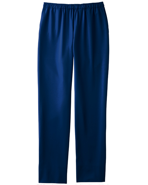 [カゼン] KAZEN 【軽量でストレッチ性抜群のスクラブパンツ】  男女兼用 スラックス KZN551-18 （ネイビー）