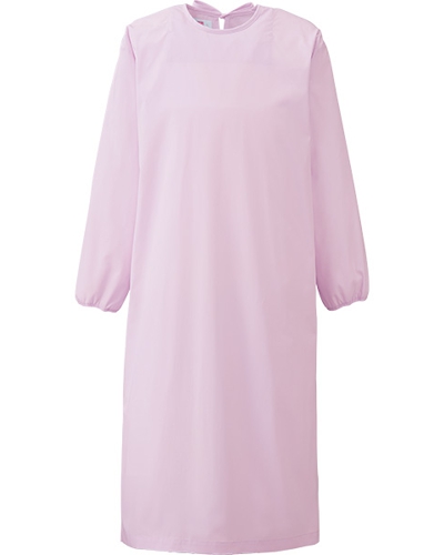 [カゼン] KAZEN 【抗菌・抗ウイルス加工の】  男女兼用 予防衣長袖 KZN931-3 （ピンク）