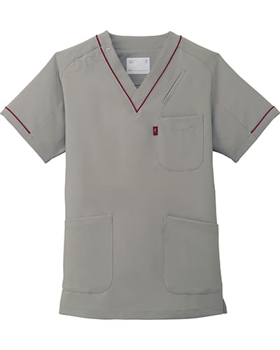 ミズノ Mizuno アクセントのパイピングがお洒落なスクラブ白衣 男女兼用 スクラブ Mz 0092 ターコイズ メディカルウェアジャパン