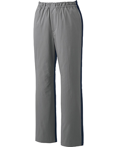 [ミズノ] MIZUNO 【落ち着いたカラーリングのバイカラースクラブパンツ】 男女兼用 スクラブパンツ MZ-0303 （グレー×ブラック）