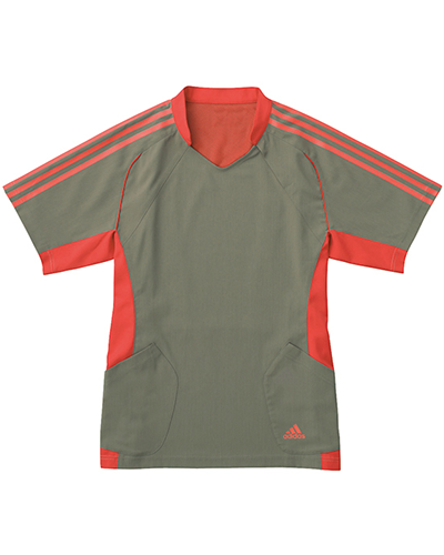 [アディダス] adidas 【シックで斬新なカラーバリエーションのスクラブ】 メンズ スクラブ SMS113-14 （グリーン）＜廃番色＞