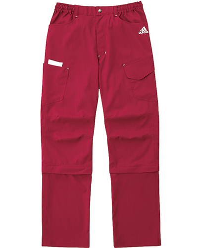 [アディダス] adidas 【動作生とデザイン性を両立したスマートなシルエットの医療パンツ】 メンズ パンツ SMS507-15 （ボルドー）