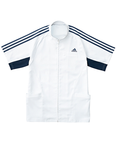 [アディダス] adidas 【汗を即座に乾かし、快適な着心地を長時間キープするジャケット】 メンズ ジャケット SMS603-18 （ホワイト×ネイビー）＜廃番商品＞