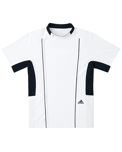 [アディダス] adidas 【快適をテーマに作られた全く新しいケーシージャケット】 男女兼用 ジャケット SMS620-18 （ホワイト×ネイビー）＜廃番商品＞