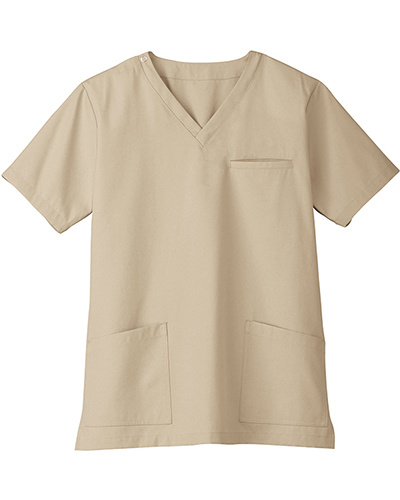 [ボンマックス] BONMAX 【シックなカラーが落ち着きと信頼感を演出するスクラブ】 男女兼用 スクラブ TB4502U （ベージュ）