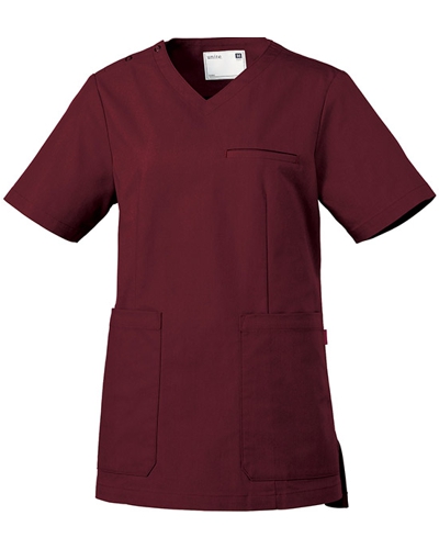 [ユナイト] UNITE 【丈夫さを備えた光沢感のある上品なスクラブ】 女性用 スクラブ UN-0070 （ワイン）