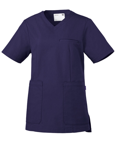 [ユナイト] UNITE 【丈夫さを備えた光沢感のある上品なスクラブ】 女性用 スクラブ UN-0070 （ディープパープル）