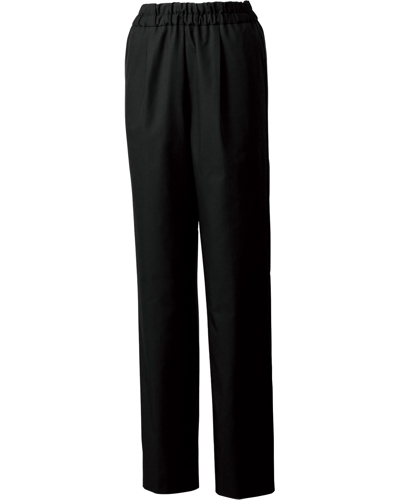 [ユナイト] UNITE 【丈夫さを備えた光沢感のある上品なパンツ】 女性用 スクラブパンツ UN-0072 （ブラック）