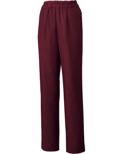 [ユナイト] UNITE 【丈夫さを備えた光沢感のある上品なパンツ】 女性用 スクラブパンツ UN-0072 （ワイン）