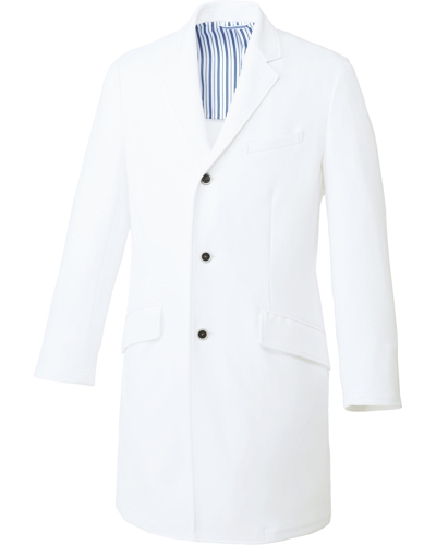 [ユナイト] UNITE 【耐久性に優れた動きやすいニット素材】 メンズ ドクターコート UN-0085 （ホワイト）