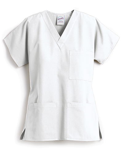 スクラブス S C R U B S べーシックかつ機能的なスクラブ 男女兼用 3ポケットスクラブ Z1004 ピューター メディカルウェアジャパン