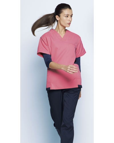 ミズノ] MIZUNO 【制菌／制電／ストレッチ／工業洗濯／スマホポケット