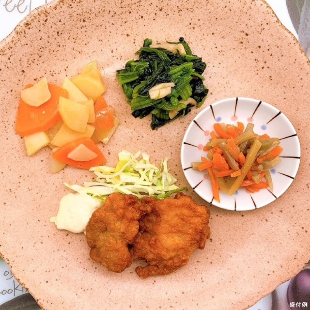 たんぱく質&塩分制限食：唐揚げセットB