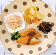 たんぱく質&塩分制限食：白身フライセットE
