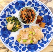 たんぱく質&塩分制限食：豚と枝豆の梅しょうが焼きセットH