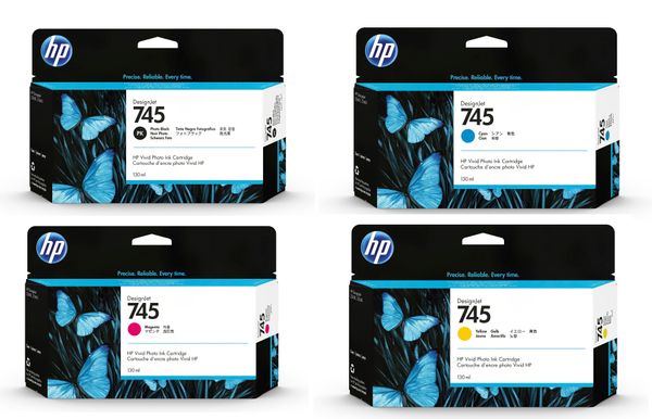 【水性顔料インク】HP HP745 インクカートリッジ マゼンタ 300ml　F9K01A