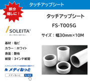 タッチアップシート / ホワイト・グロス（FS-T005G）　30mm×10M
