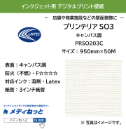 【店舗や商業施設などの壁面装飾に】デジタルプリント壁紙『printerior（プリンテリア）SO3』 PRSO203C　キャンバス調　950mm×50M