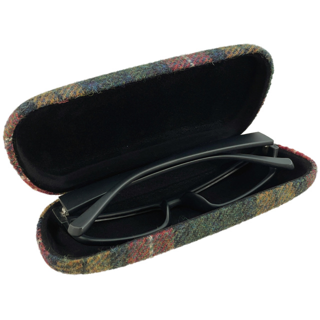 伝統的なタータンチェック柄の眼鏡ケース（メガネケース）「A-165 ピーターマッカーサーケ ース＆ポーチ」