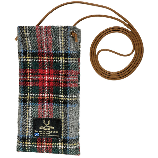 伝統的なタータンチェック柄の眼鏡ケース（メガネケース）「A-165 ピーターマッカーサーケ ース＆ポーチ」