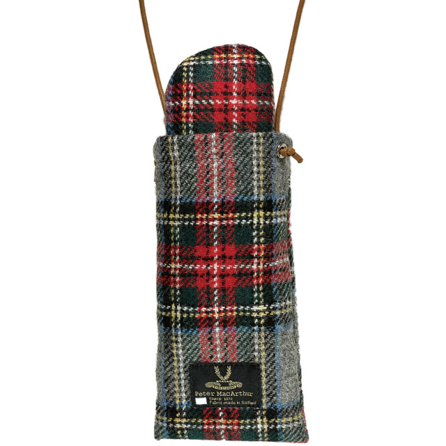 伝統的なタータンチェック柄の眼鏡ケース（メガネケース）「A-165 ピーターマッカーサーケ ース＆ポーチ」