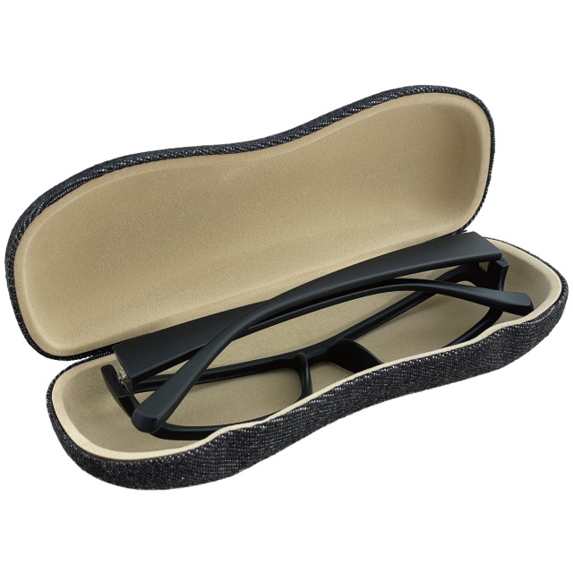 持ちやすくて開けやすい眼鏡ケース（メガネケース）　A-215「ベイスデニム」