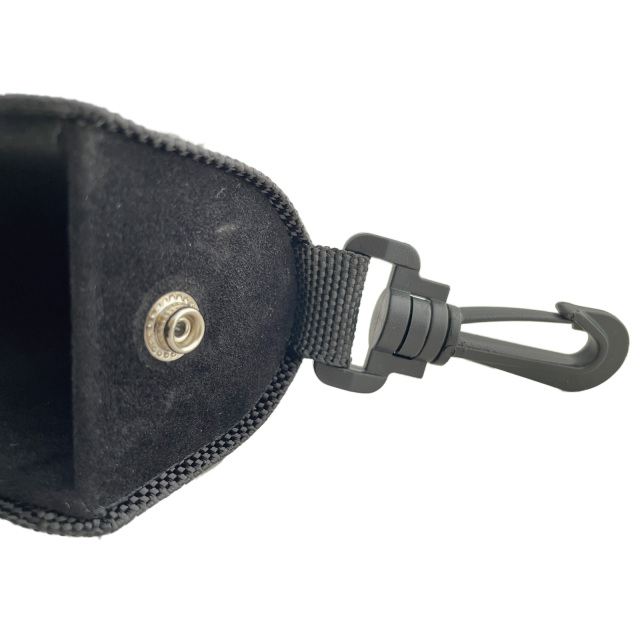 フック付き大型スポーツカジュアルタイプのメガネケース（眼鏡ケース）　B-120「縦型ポーチL」