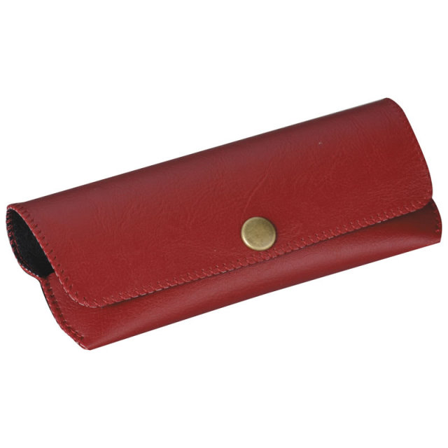 レトロな感じがかっこいいソフトメガネケース（眼鏡ケース） C-32「ブルーベルクラシック」