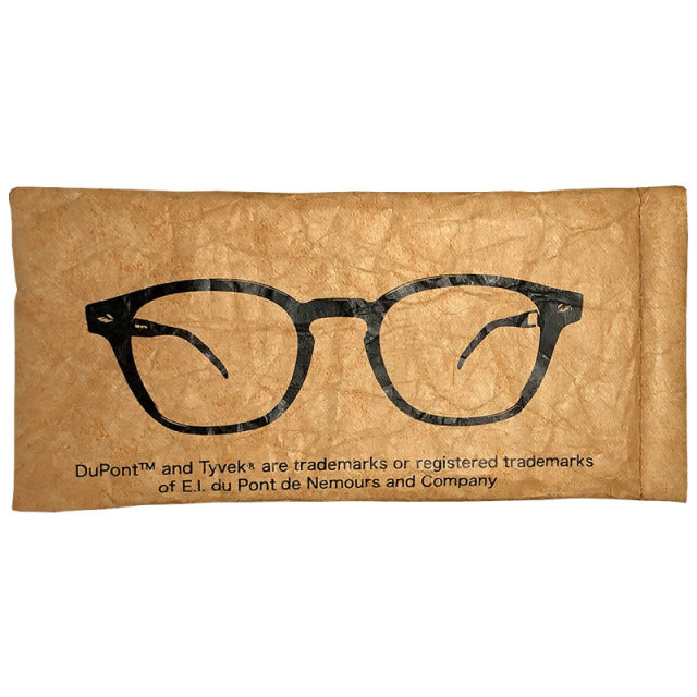 紙のような手触りで軽くて耐久性抜群の素材をしようしたメガネケース（眼鏡ケース）　C-95 アイウェアケースタイベック