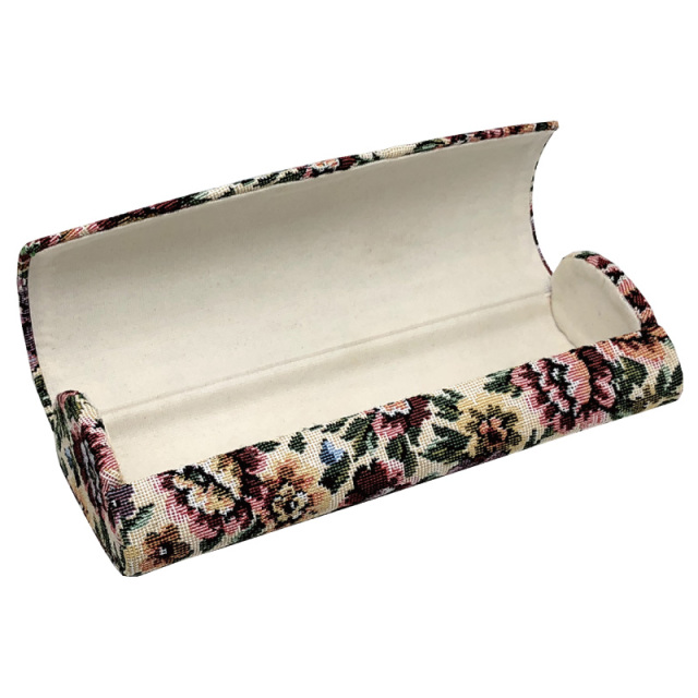 ゴブラン生地を使用した高級感のあるメガネケース（眼鏡ケース）「D-6バロック」