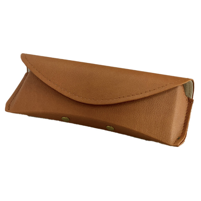 クラッシックな合皮レザーを使用したメガネケース（眼鏡ケース）D-18 ブルッフ