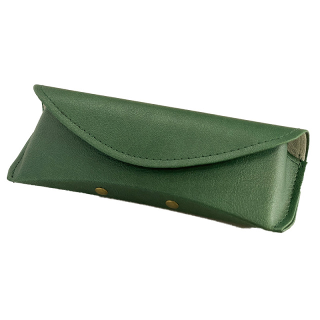 クラッシックな合皮レザーを使用したメガネケース（眼鏡ケース）D-18 ブルッフ