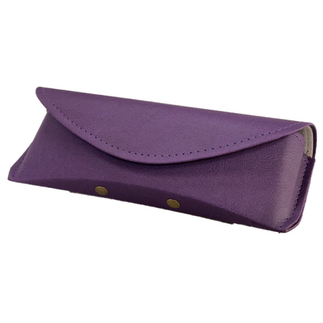 クラッシックな合皮レザーを使用したメガネケース（眼鏡ケース）D-18 ブルッフ