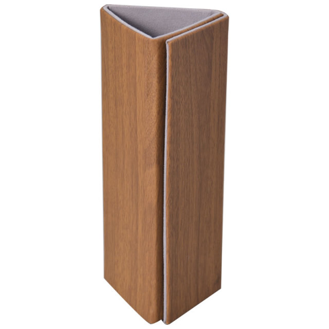 メガネスタンドとしても使える、三角形の折りたたみメガネケース（眼鏡ケース）　D-195 CASE & STAND