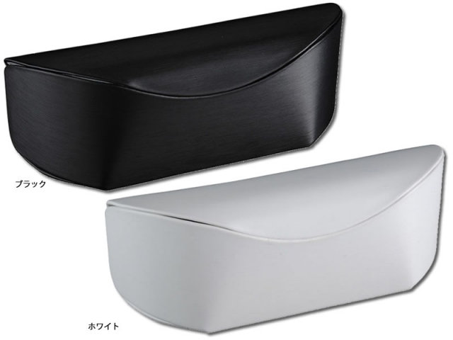 艶のある表面生地が特徴の大型メガネケース（眼鏡ケース）　D-505　クローム